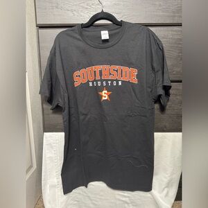Black and Orange Short Sleeve Tee